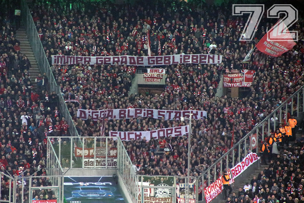 Gladbach – FC Bayern 02.03.2019 | Südkurve München
